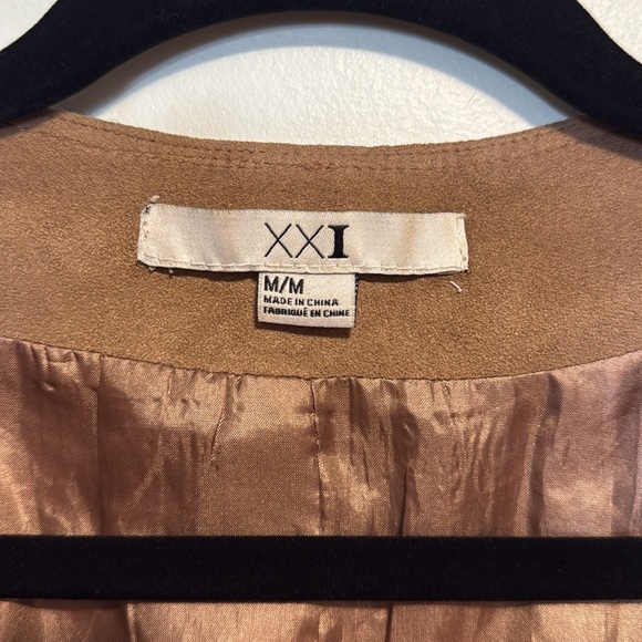 Forever 21 Tan Brown Studded Faux Suede Vest - Medium - Picture 2 of 4